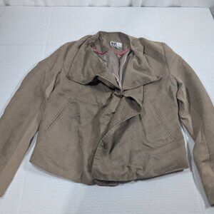 Kut from the Kloth Small Tan open front jacket cardigan super soft